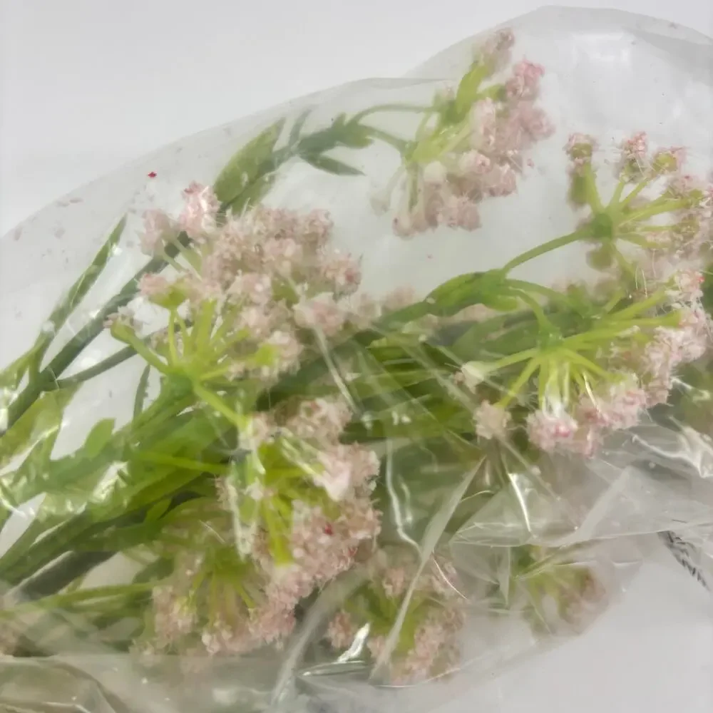 Baby Breath Silk Flowers Artificial Pink Gypsophila 6 Branches